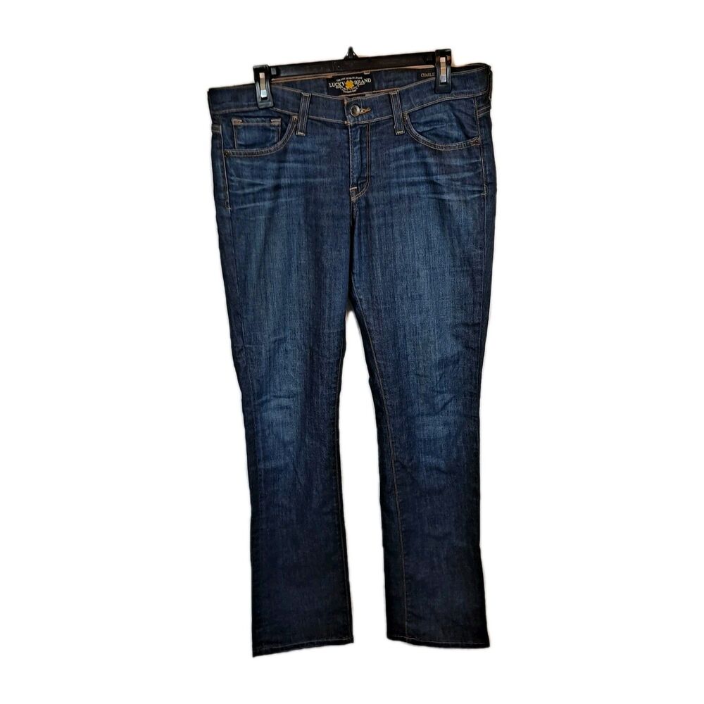 Lucky Brand Charlie Straight-S Ankle Jeans Women's Size 10/30 Blue